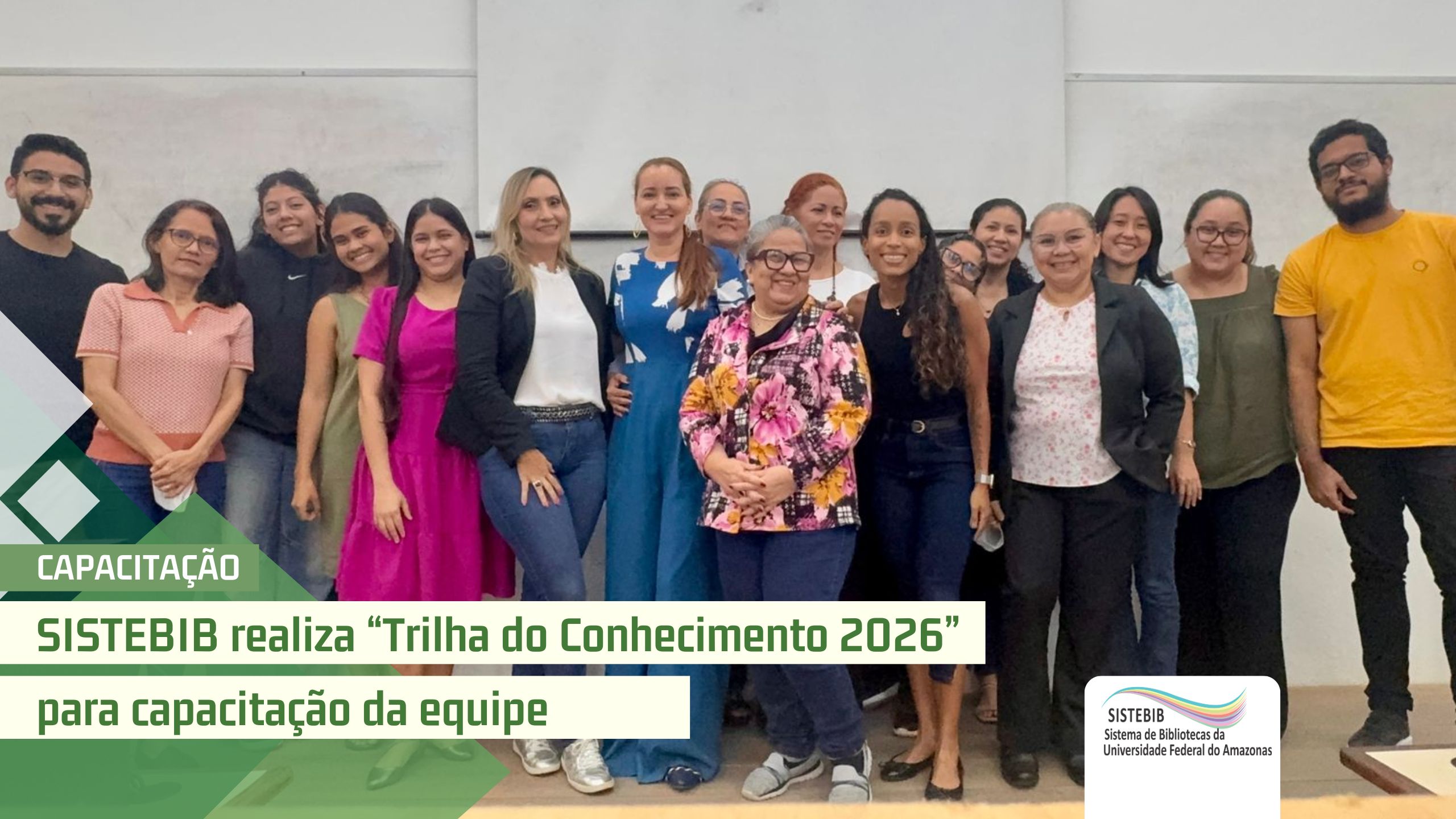SISTEBIB realiza curso da Trilha do Conhecimento 2026 para capacitação da equipe