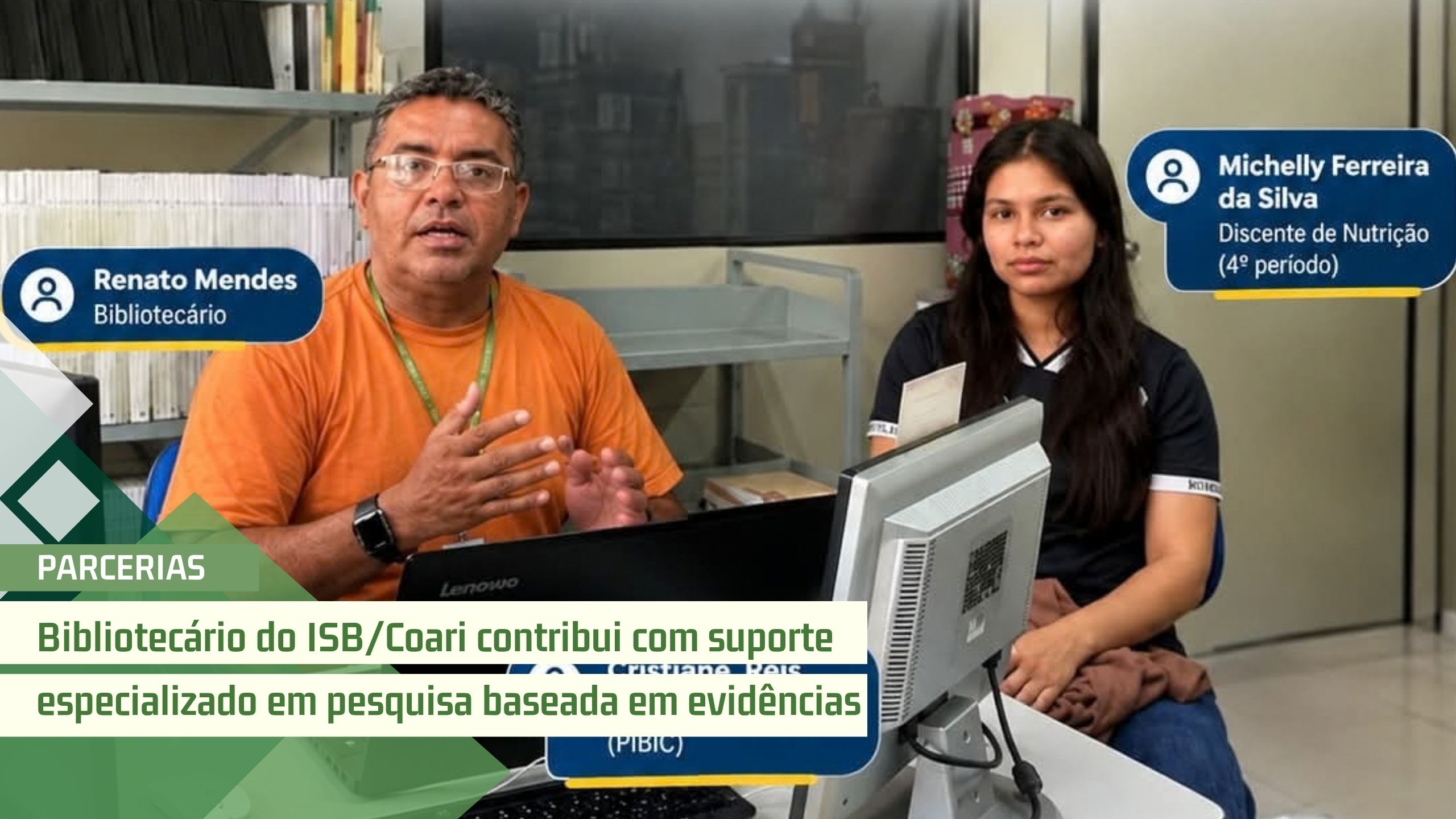 Bibliotecário do ISB/Coari contribui com suporte especializado em pesquisa baseada em evidências