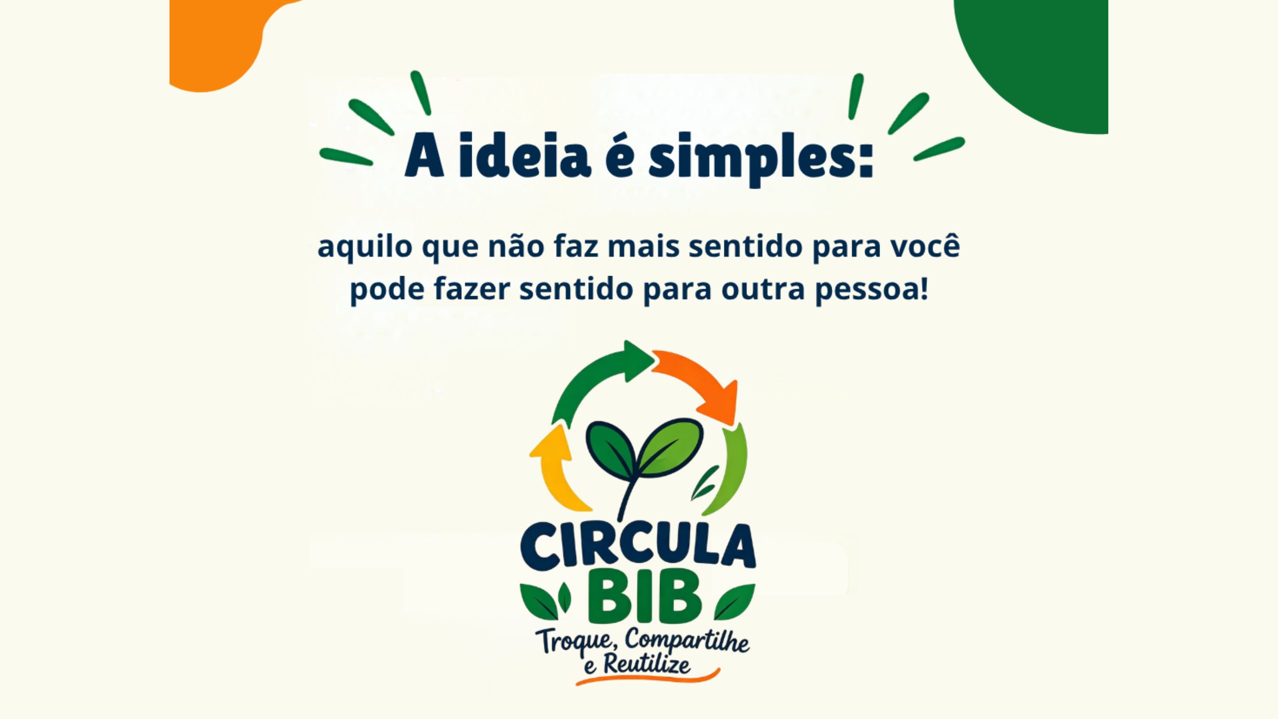 Biblioteca do Setor Sul promove CirculaBib, ação de troca e compartilhamento sustentável