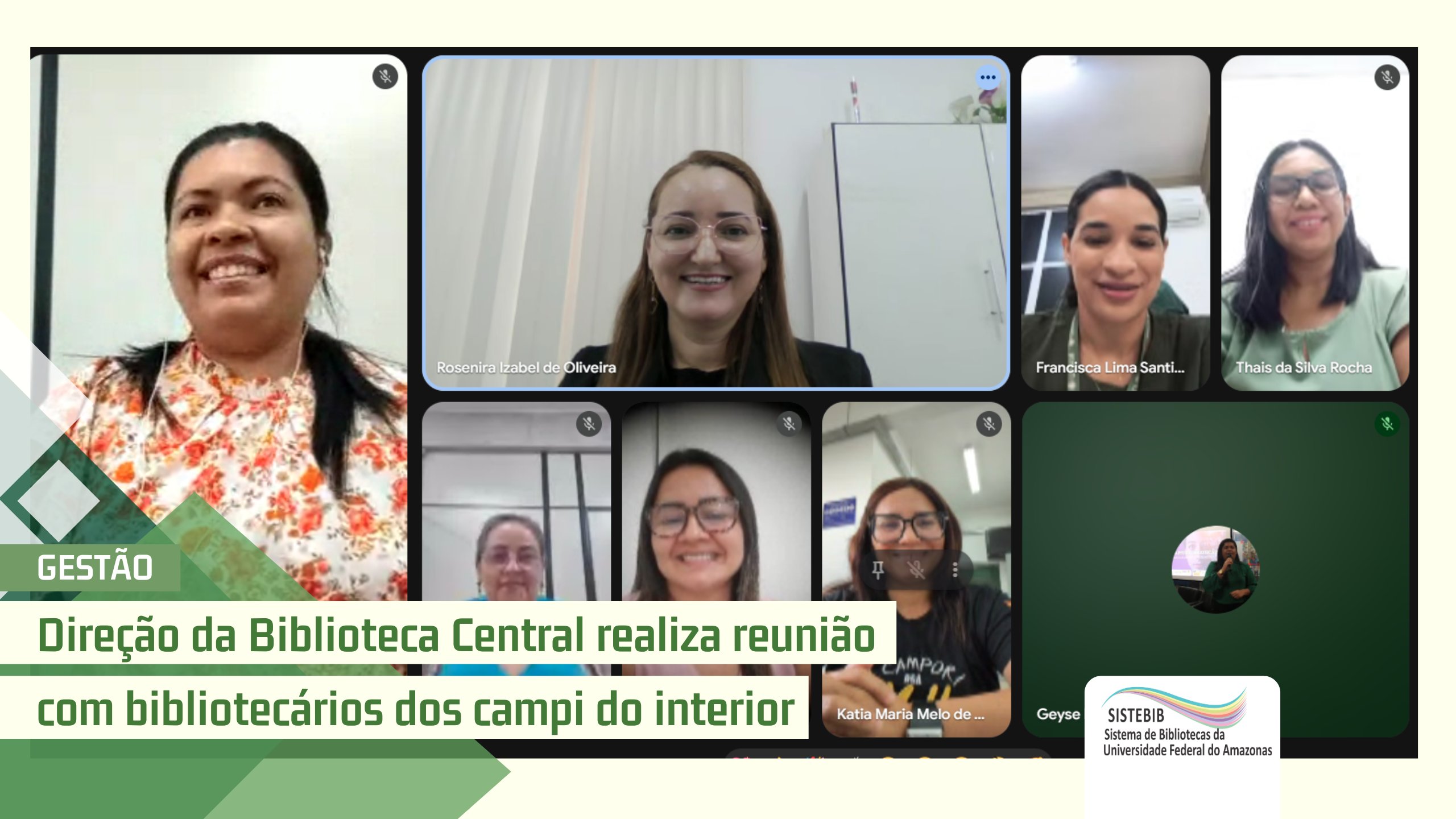 Direção da Biblioteca Central realiza reunião com bibliotecários dos campi do interior