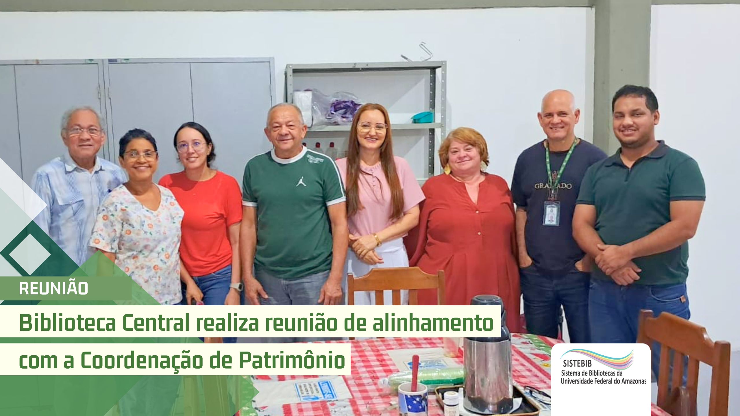 Biblioteca Central realiza reunião de alinhamento com a Coordenação de Patrimônio